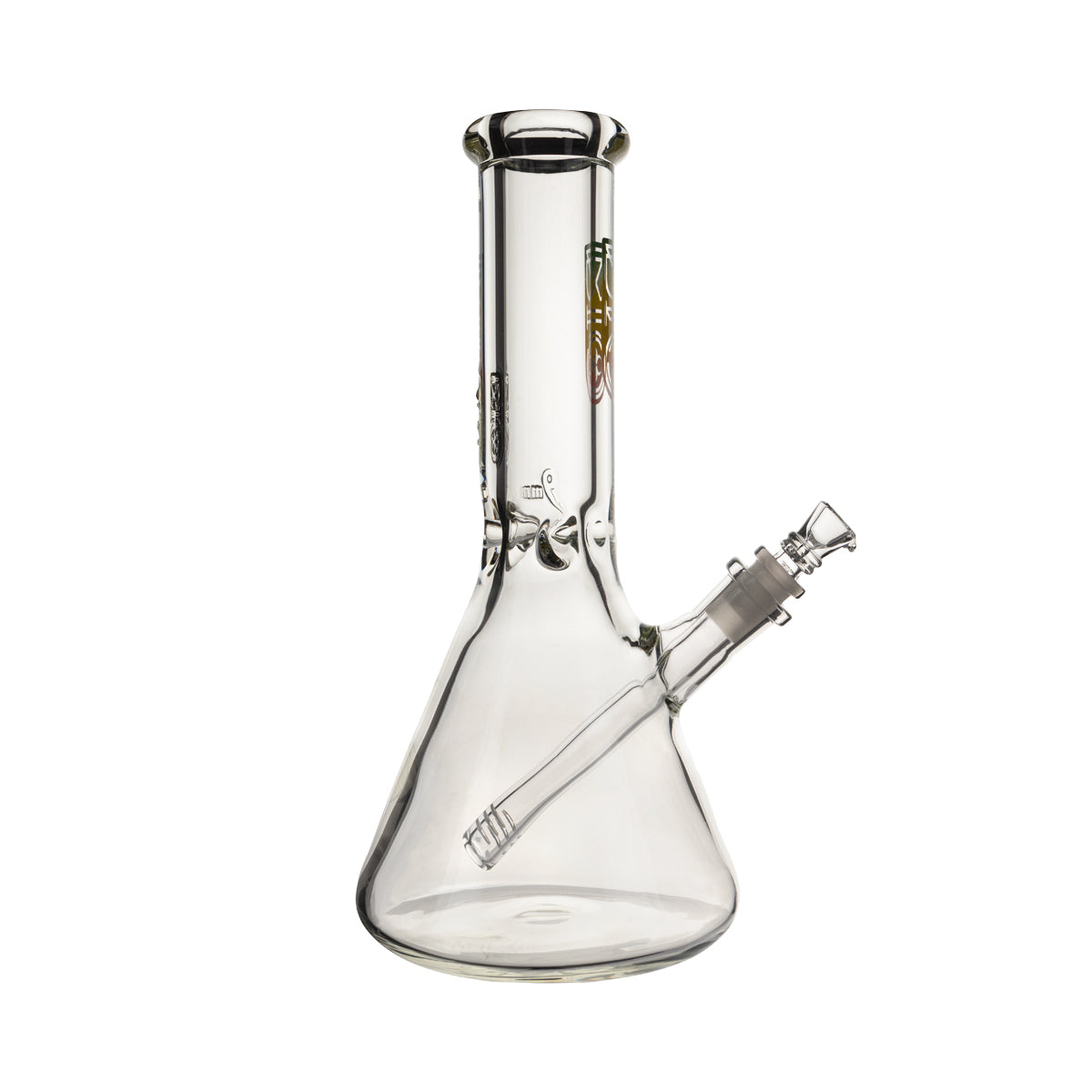 BIO Glass | 12" Classic Heavy Beaker Water Pipe | 50mm x 9mm - Rasta