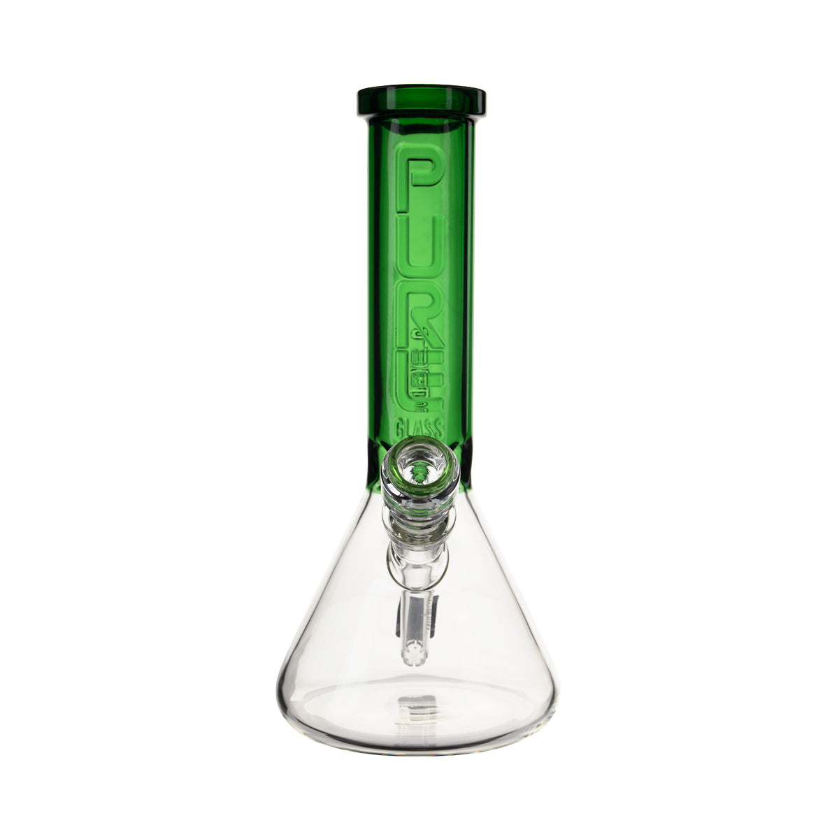 PURE Glass | 12" Insight Classic Beaker Water Pipe | 50mm x 5mm - Green