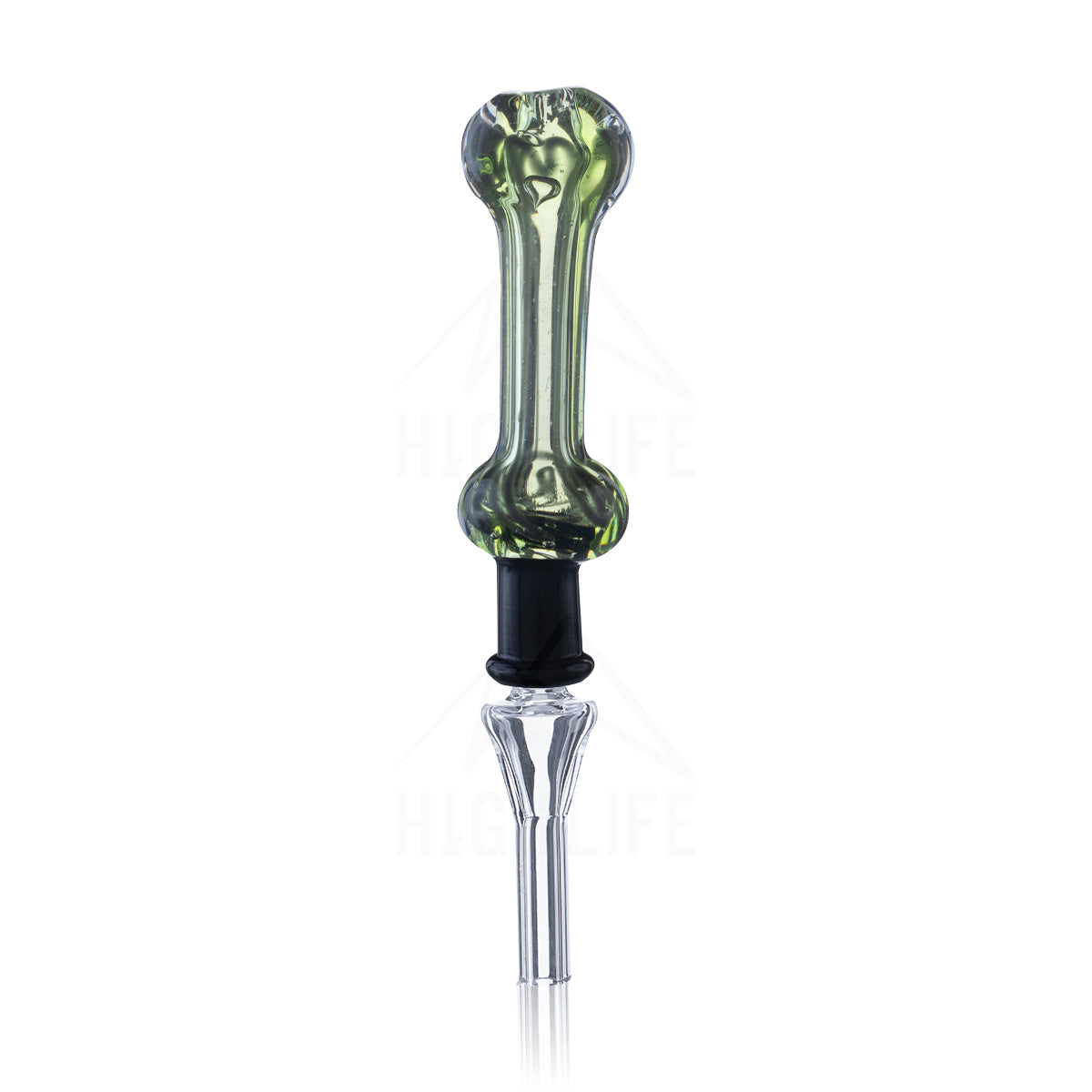 Nectar Collector w/ Quartz Tip | 10mm - Fluorescent Green - weed smoke shop