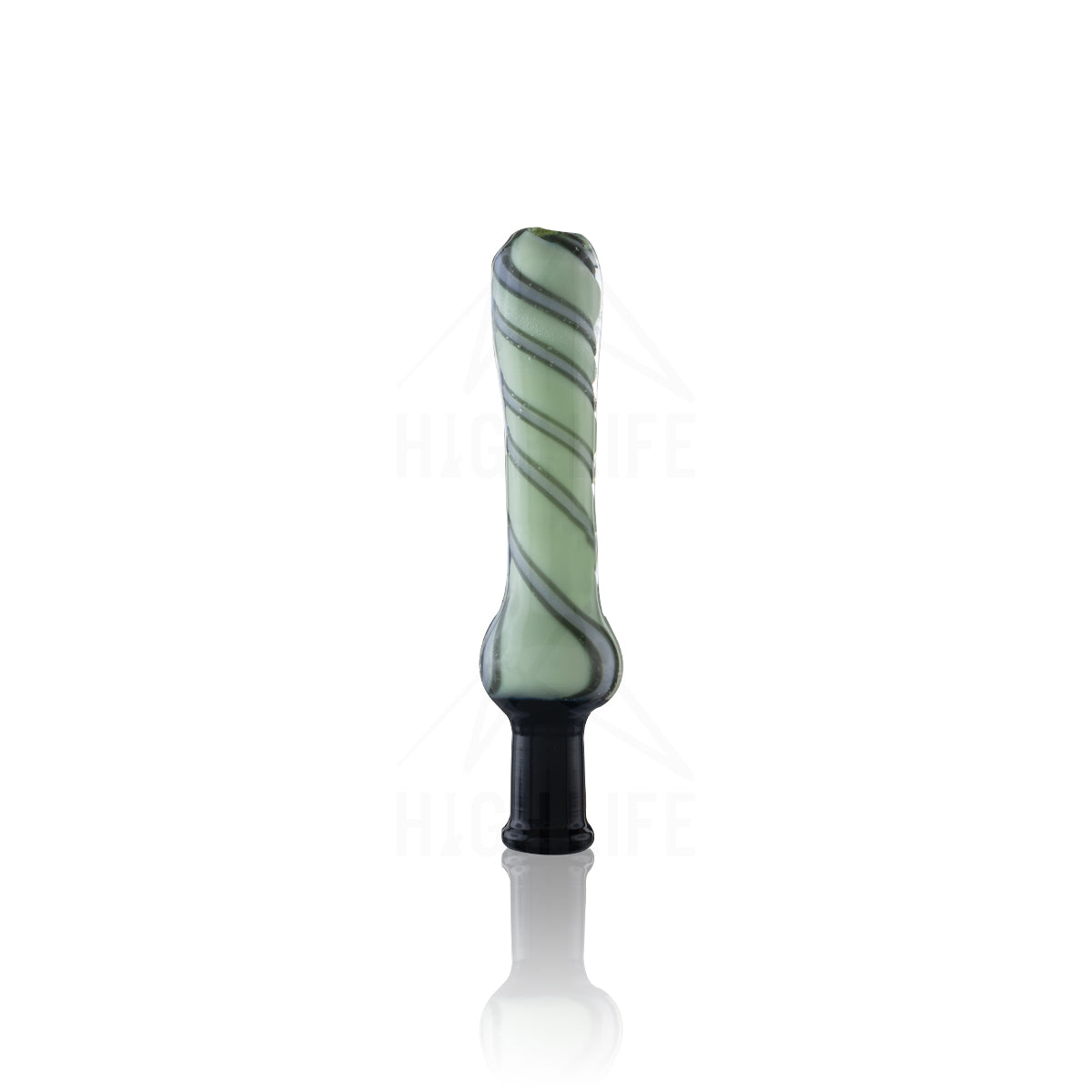 Nectar Collector w/ Quartz Tip | 10mm - Jade Candy Cane Mix - rigs for weed