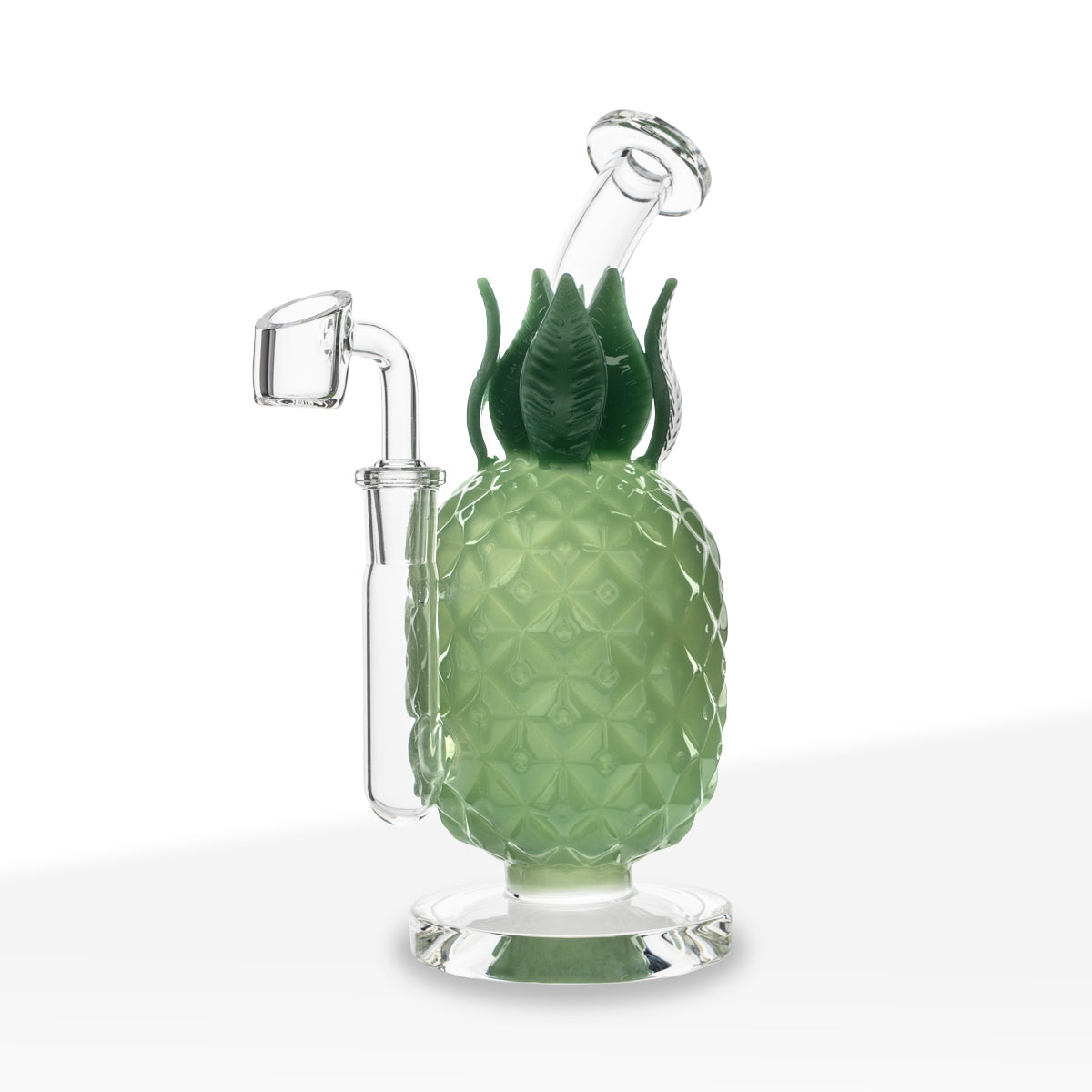 Novelty | Pineapple | 8" - Glass - Green