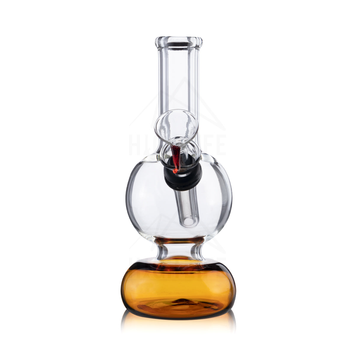 6" Mini Water Pipe - Amber