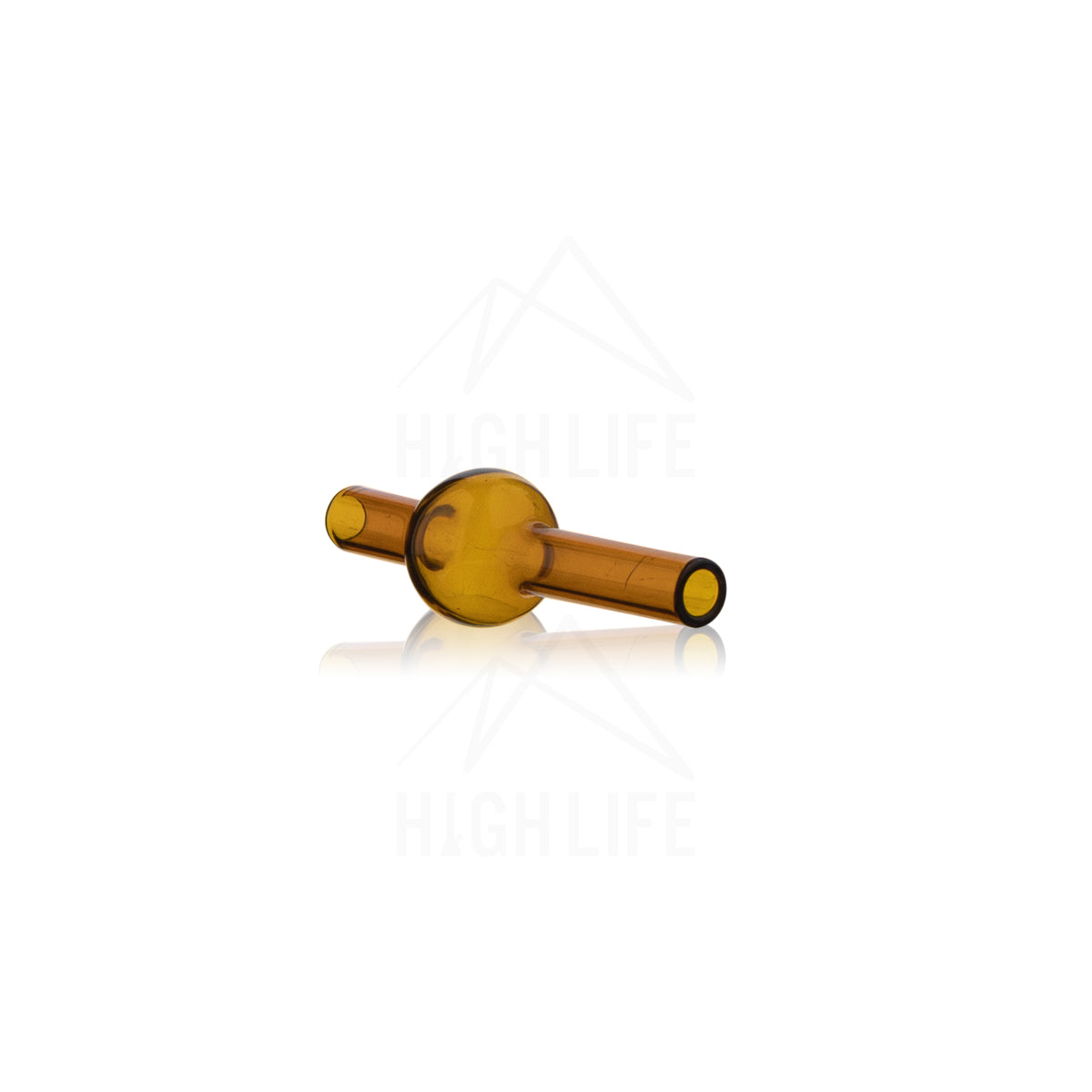 Bubble Glass Carb Cap - Amber