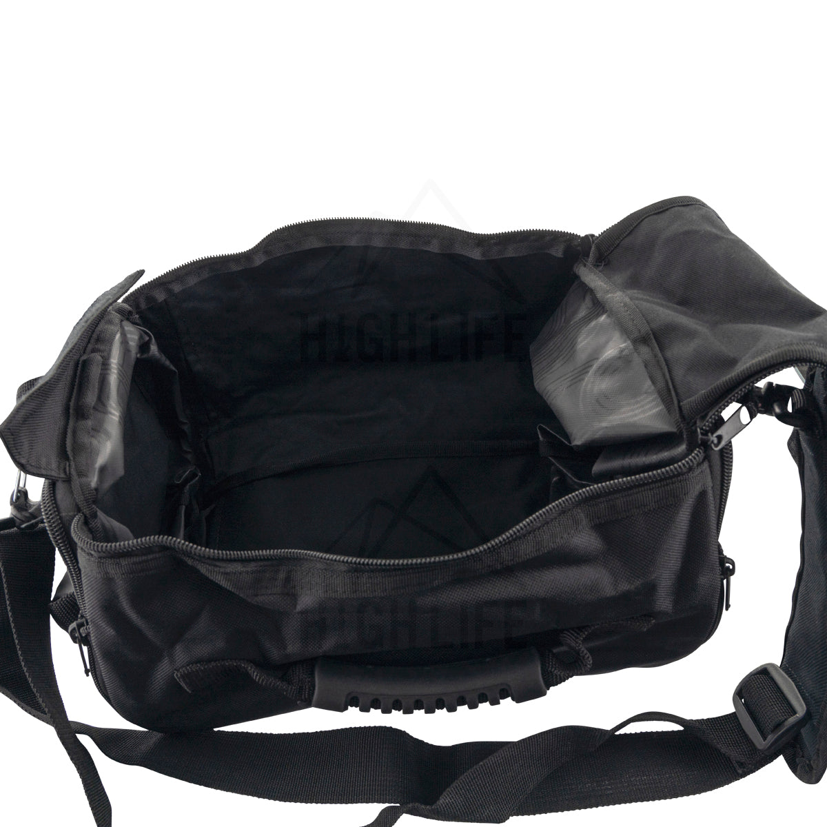 PURE Glass PINK - Extra Small Bag - Black - 12"