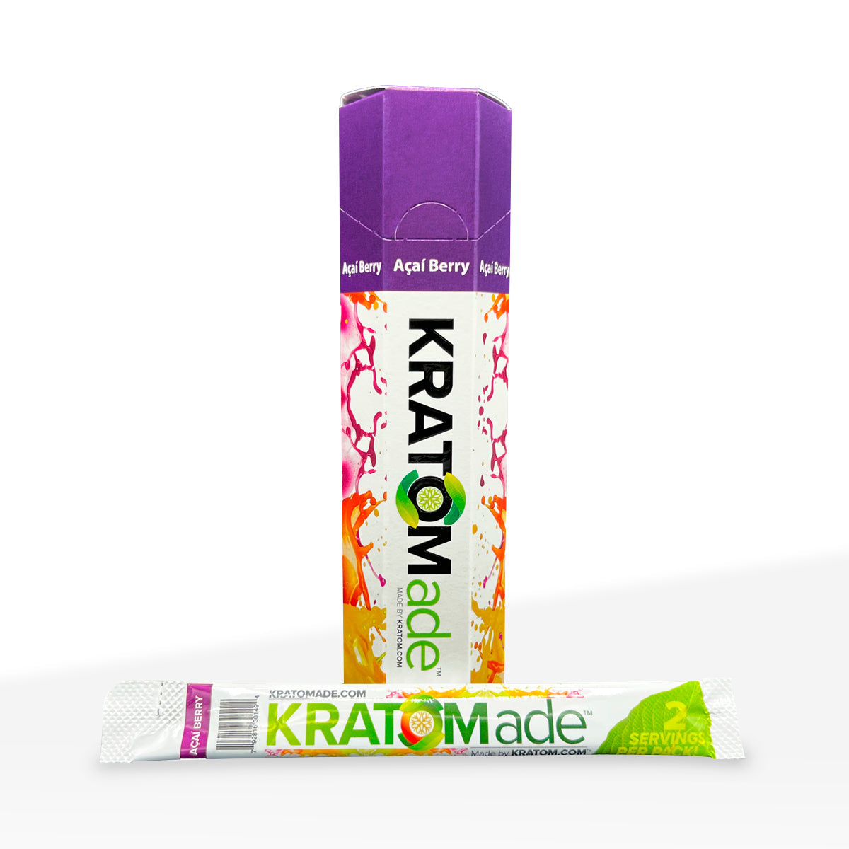 KratomADE Kratom 100mg Powder in Acai Berry