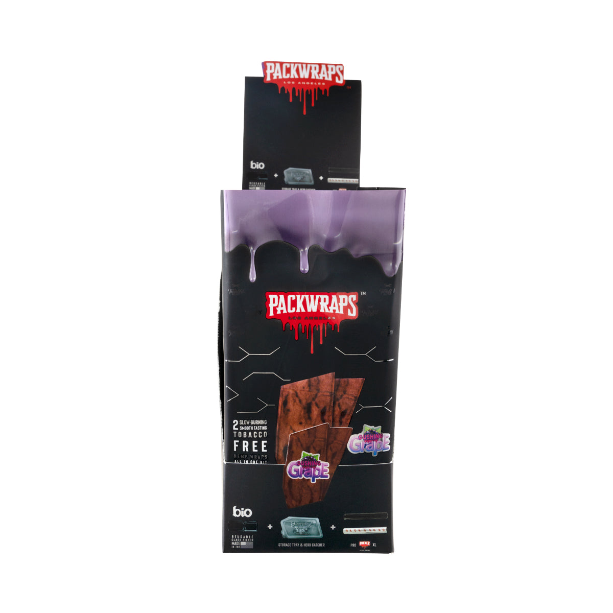 Packwraps X Twisted X Bio Wrap Kit - Gushin Grape - 10 Pack Box