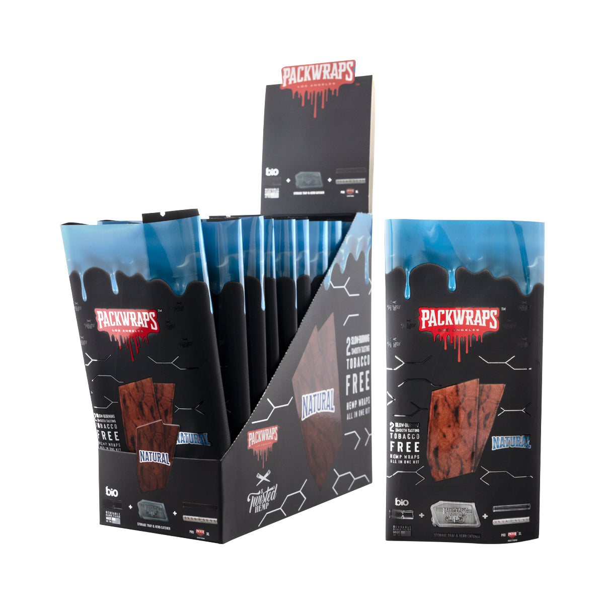 Packwraps X Twisted X Bio Wrap Kit - Natural - 10 Pack Box