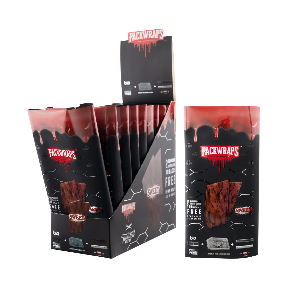 Packwraps X Twisted X Bio Wrap Kit - Sweet - 10 Pack Box