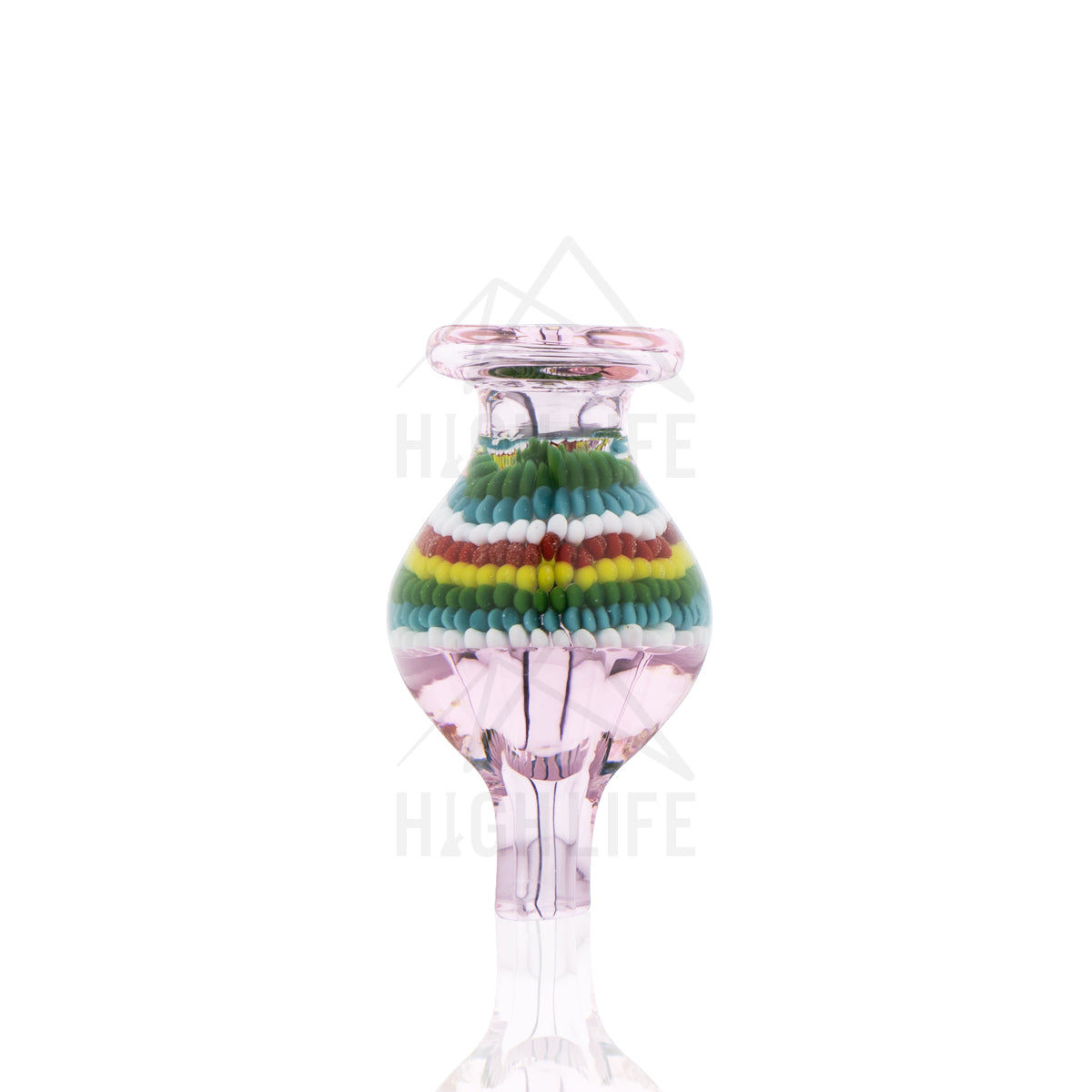 Bead Carb Cap - Pink - High Life Goods