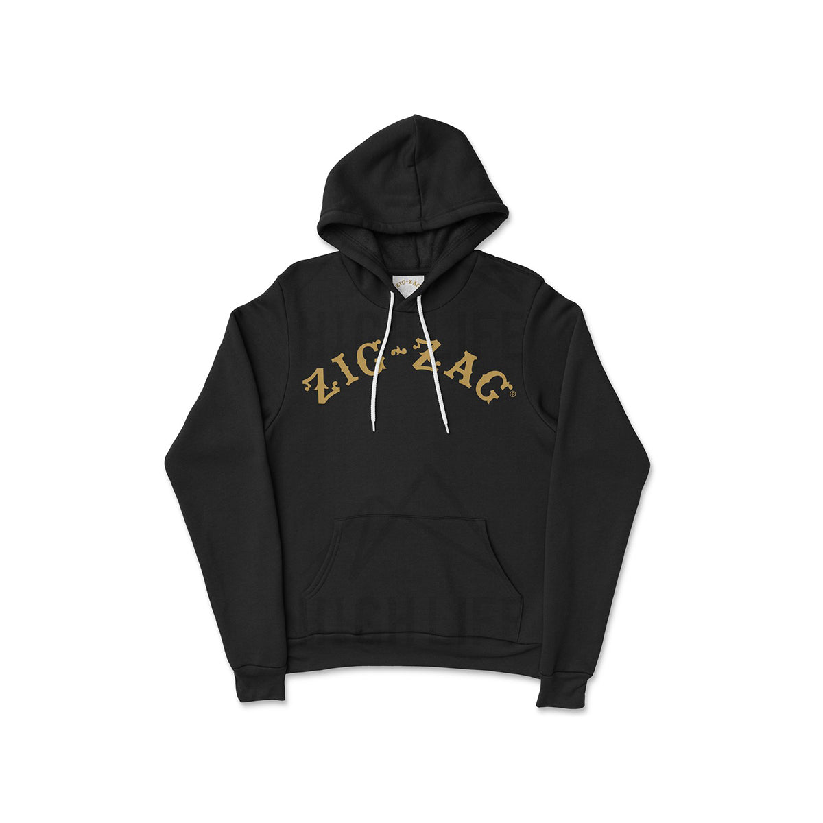 Zig-Zag® Iconic Logo Black Hoodie