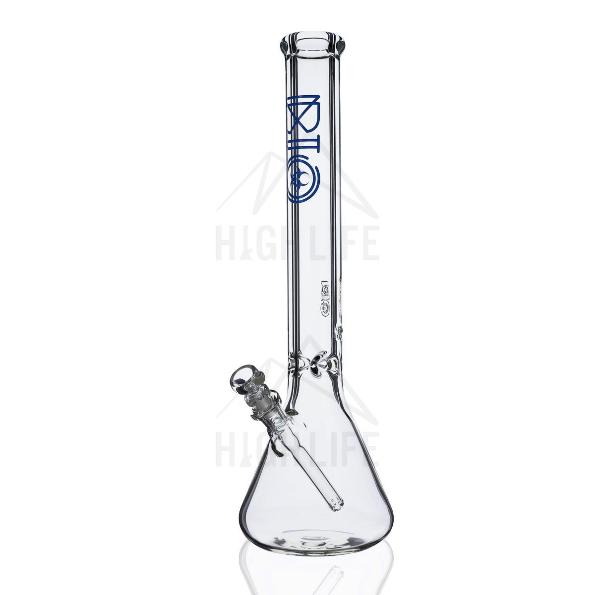 18" BIO Beaker Waterpipe - 50mm x 9mm Thick - Heavy