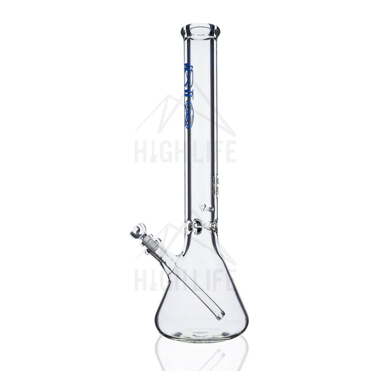 18" BIO Beaker Waterpipe - 50mm x 9mm Thick - Heavy