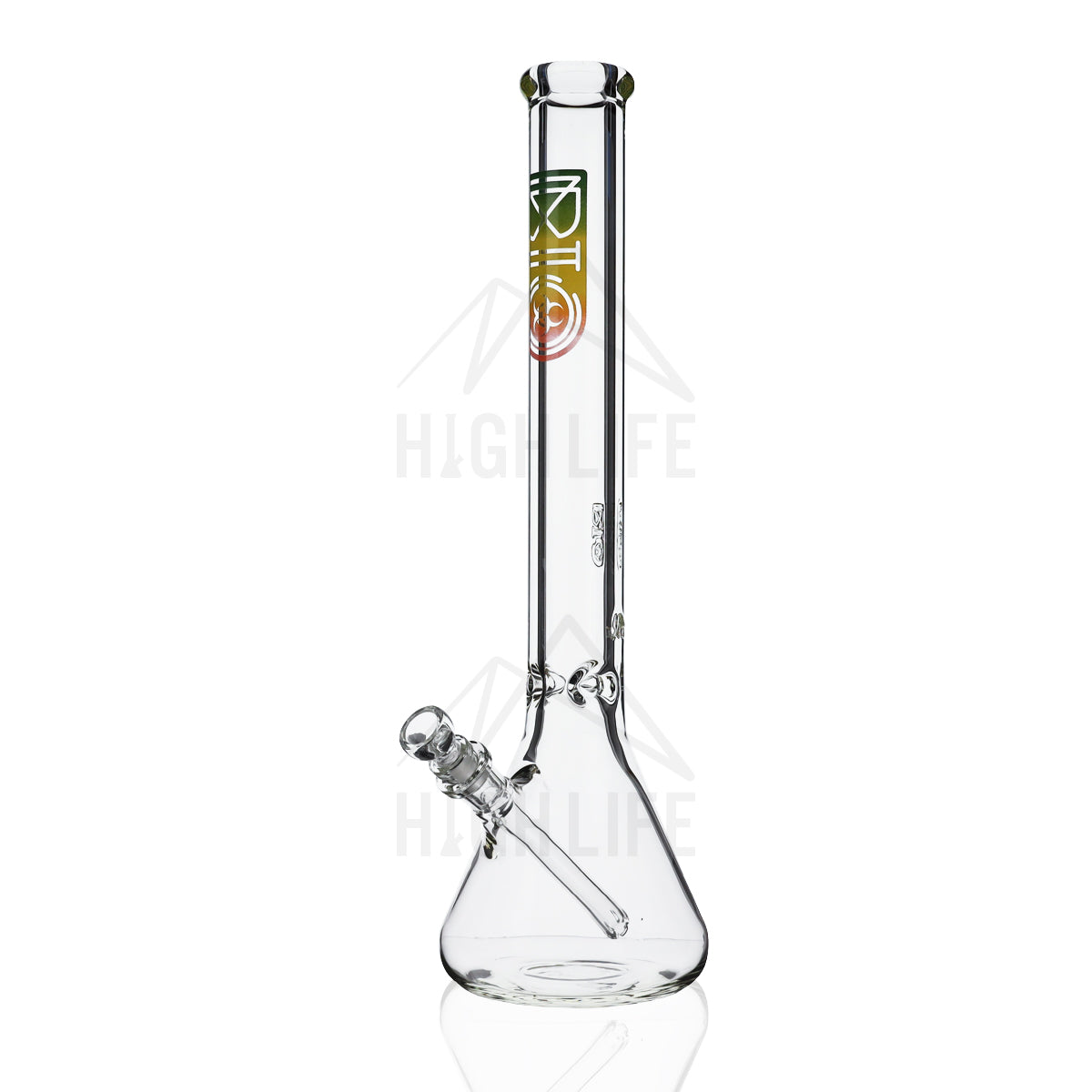 18" BIO Beaker Waterpipe - 50mm x 9mm Thick - Heavy