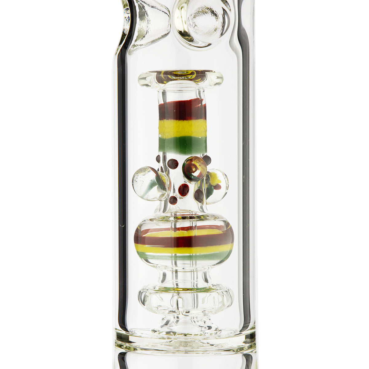 BIO Glass Mini Pipe Perc Beaker 18" Water Pipe