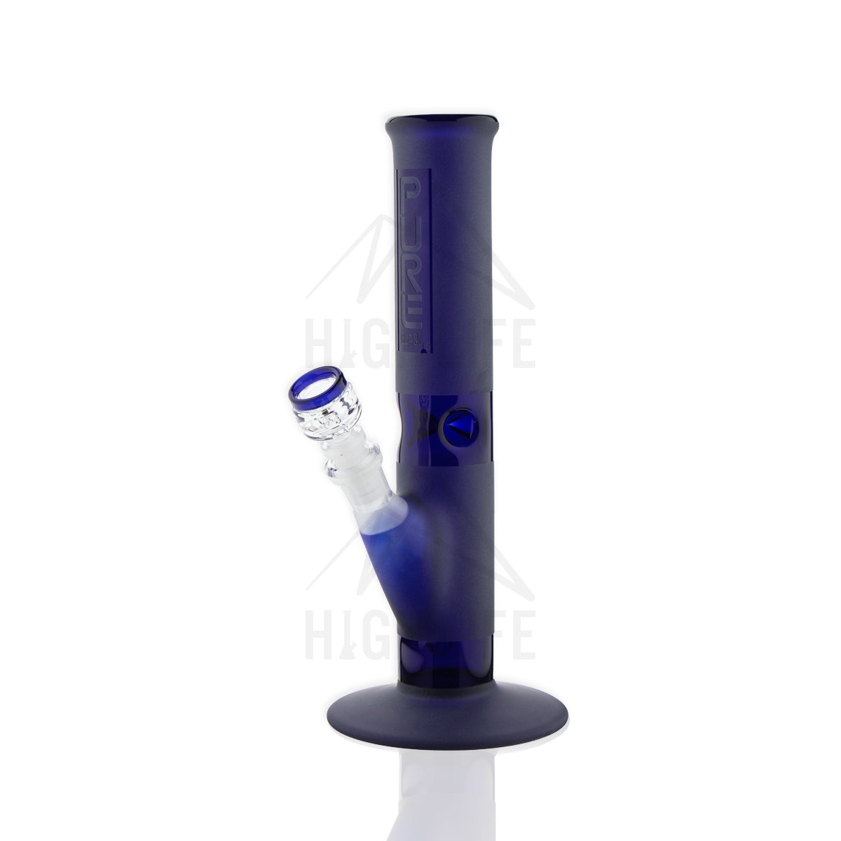 PURE Glass | 12" Classic Straight Water Pipe | 50mm x 5mm - Various Colors