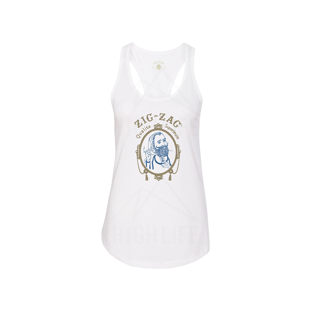 Zig-Zag® Classic Emblem Women's Tank Top | White
