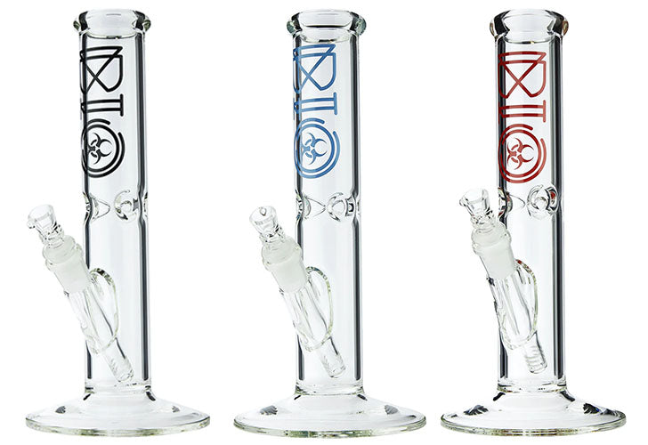 BIO Glass 12" Classic Straight Water Pipe: A Timeless Essential for Smooth Hits