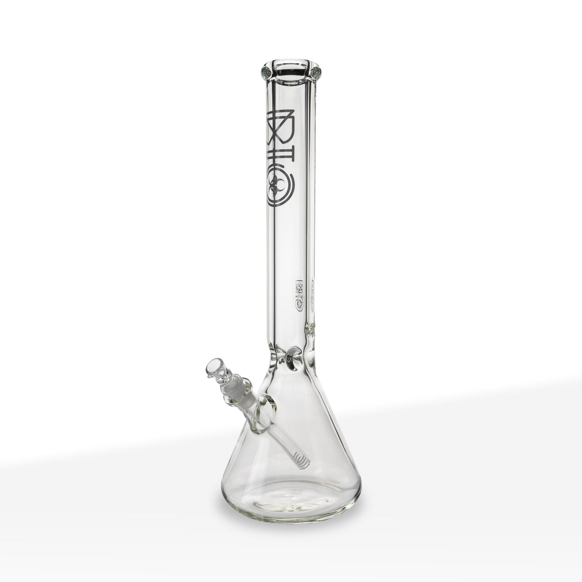 BIO Glass |  18" Beaker Waterpipe | 50mm x 9mm - Black
