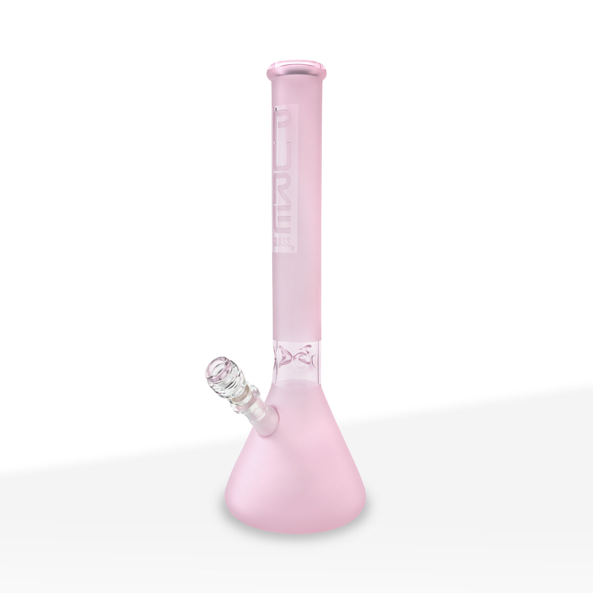 PURE Glass Classic Beaker 18" Water Pipe - Pink Frost - High Life Goods