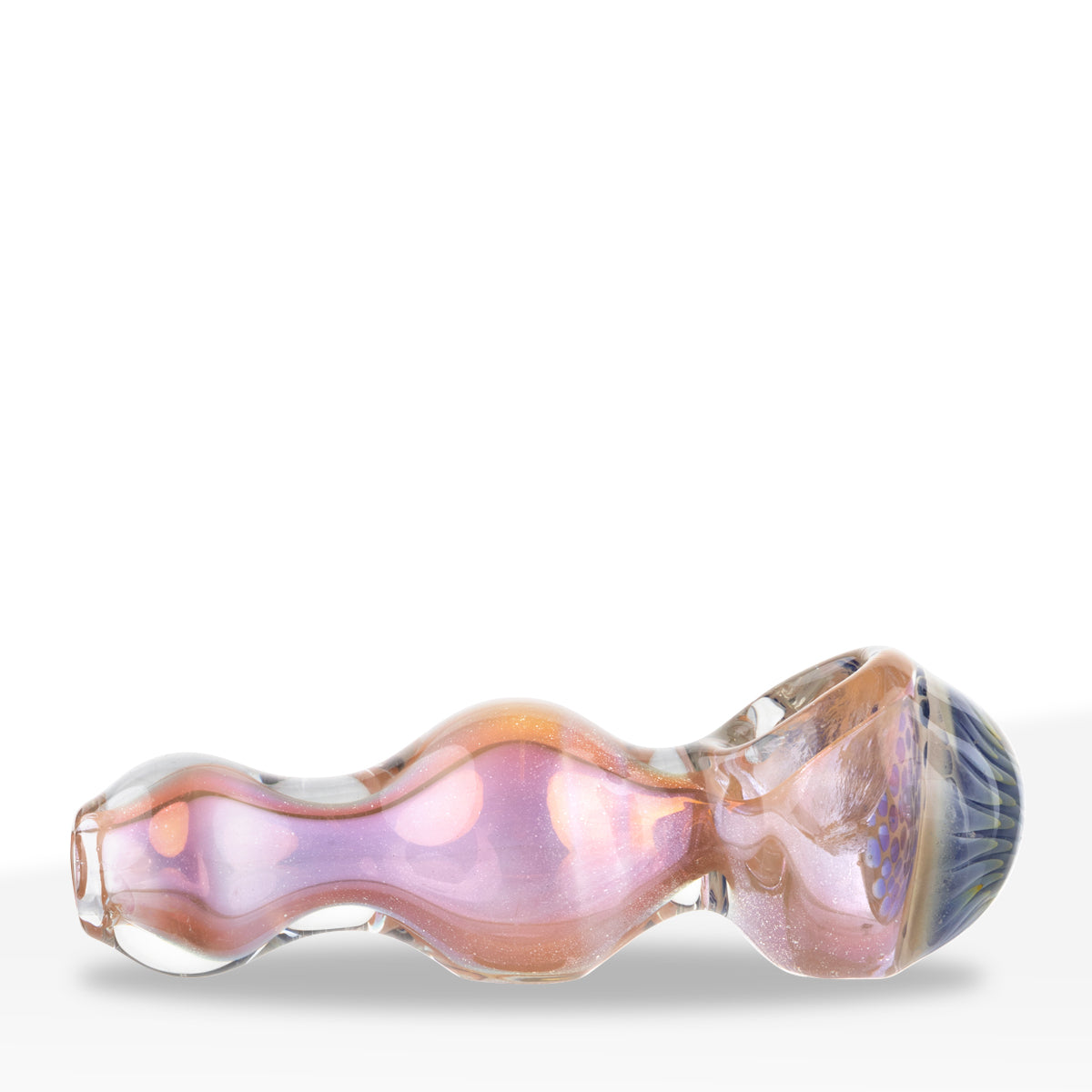 3.5" Gold Fumed Honeycomb Hand Pipe