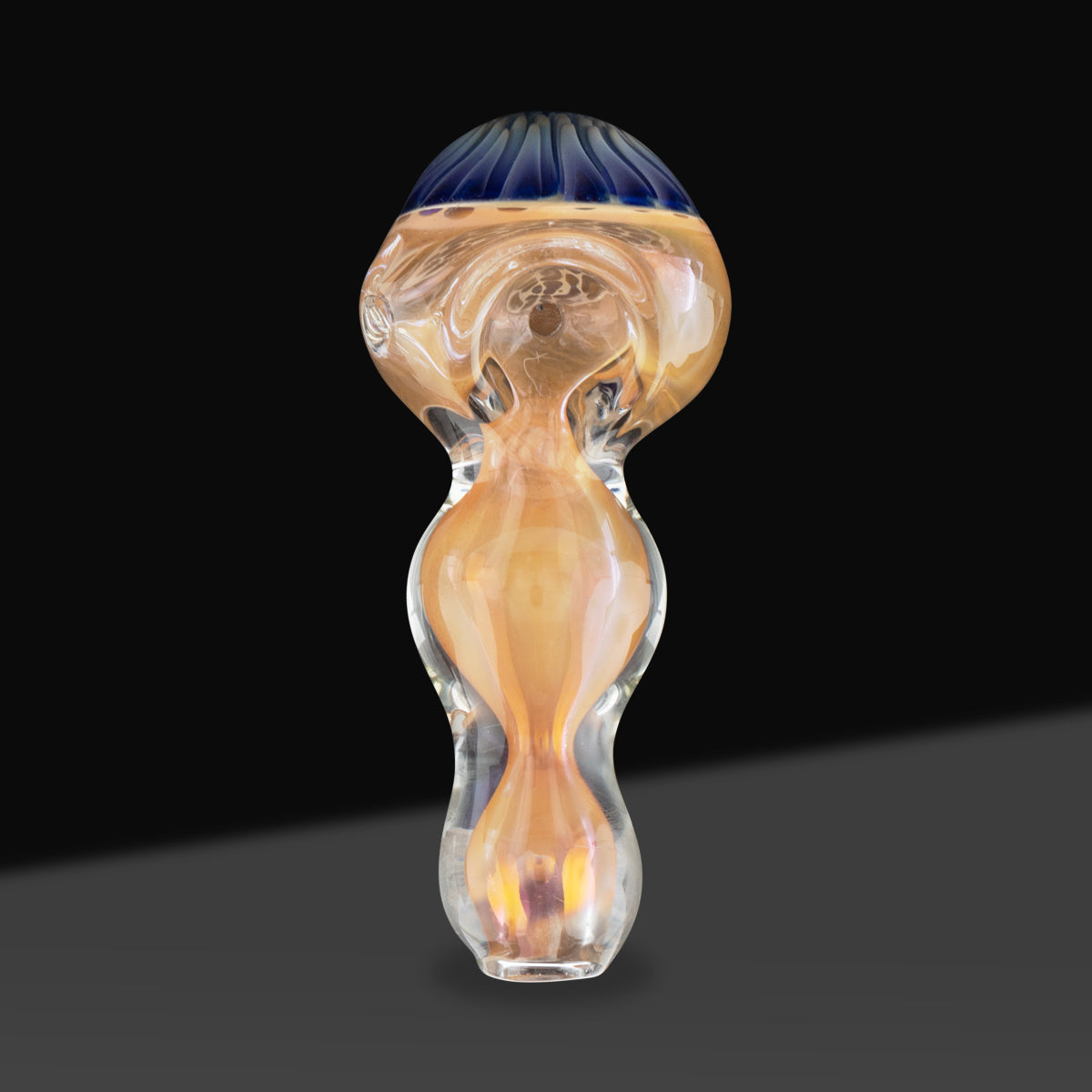 3.5" Gold Fumed Honeycomb Hand Pipe