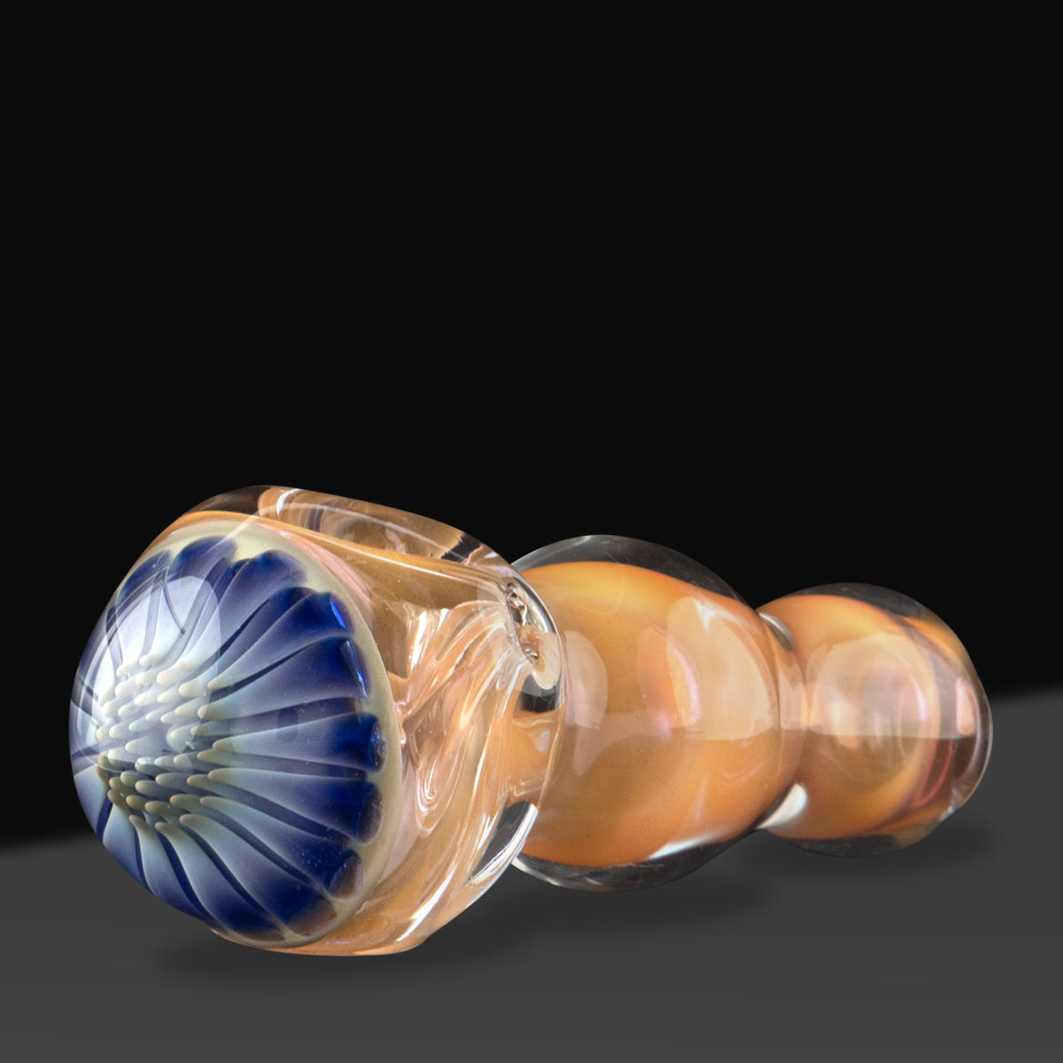 3.5" Gold Fumed Honeycomb Hand Pipe