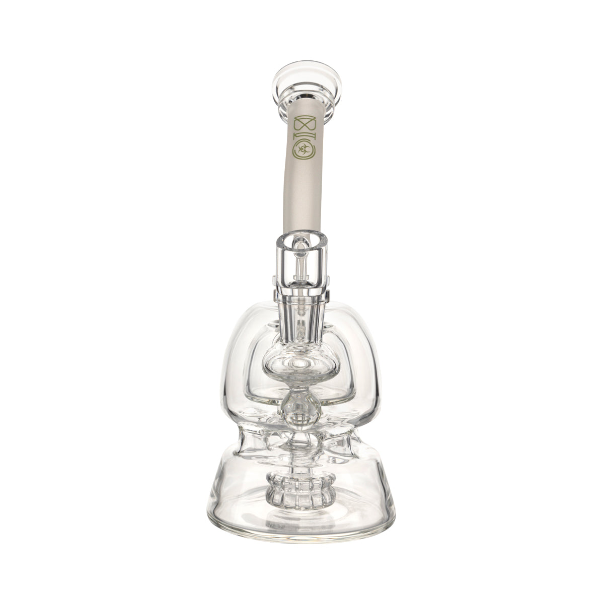 BIO Glass 9" Metrix Showerhead Dab Rig - Green