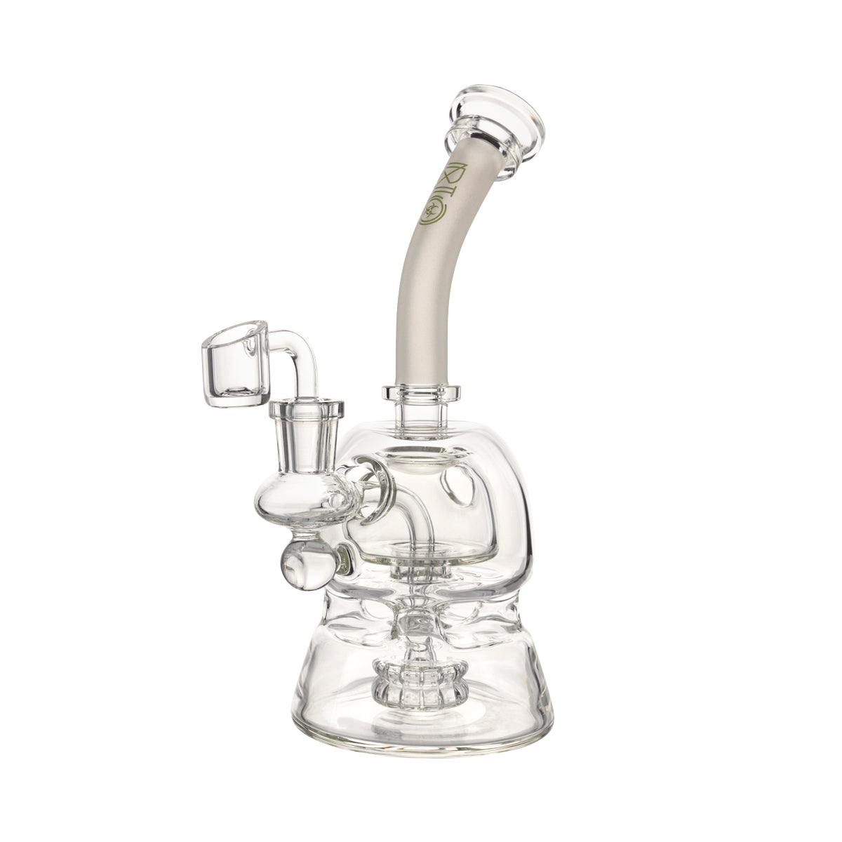 BIO Glass 9" Metrix Showerhead Dab Rig - Green
