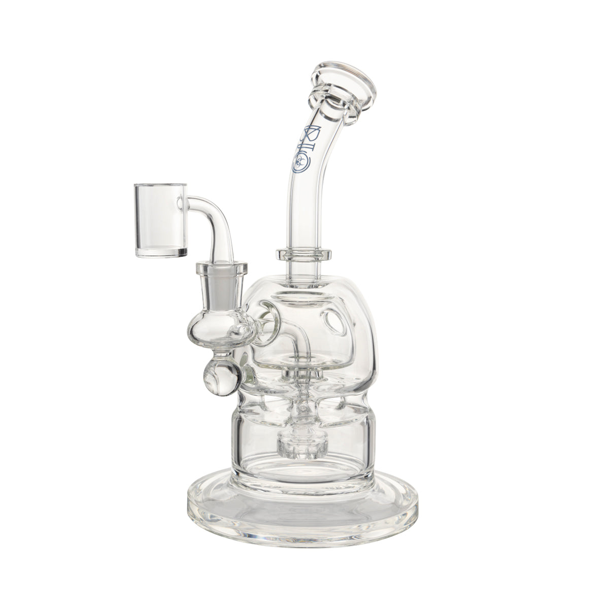 BIO Glass METRIX v2 Capsule Dome 10" Dab Rig - High Life Goods - Blue