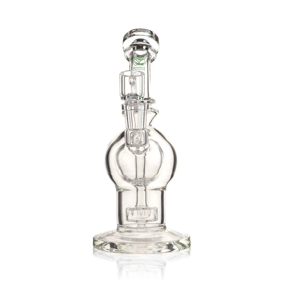 BIO Glass | 9" BIO Sphere V2 Dab Rig - Green