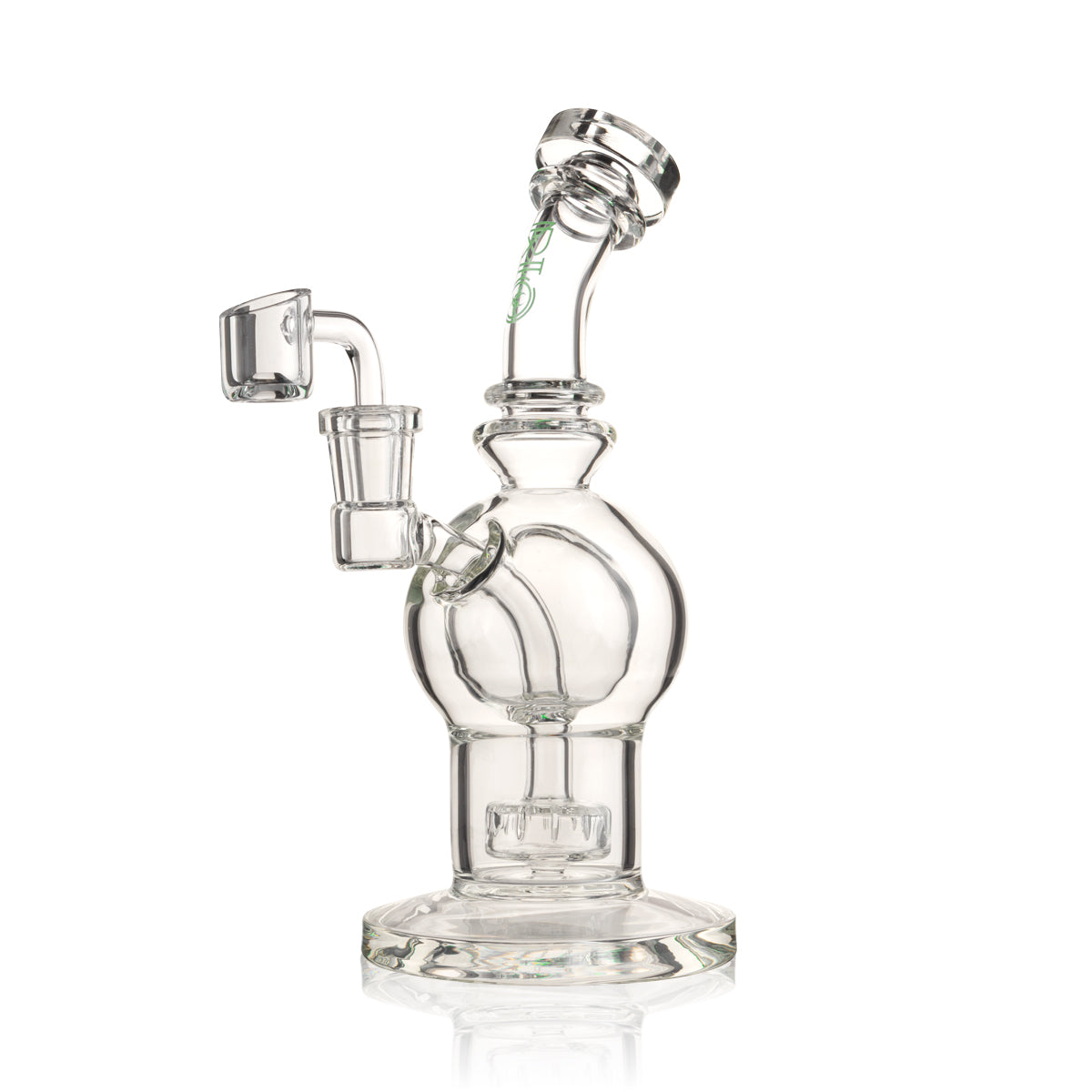 BIO Glass | 9" BIO Sphere V2 Dab Rig - Green