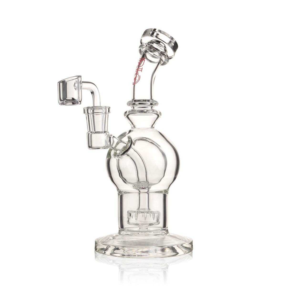 BIO Glass | 9" BIO Sphere V2 Dab Rig - Red