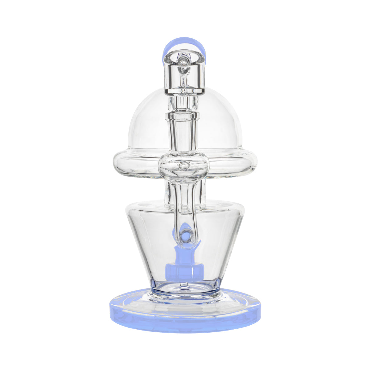 7" Dome Dab Rig w/ Showerhead Perc - Various Colors