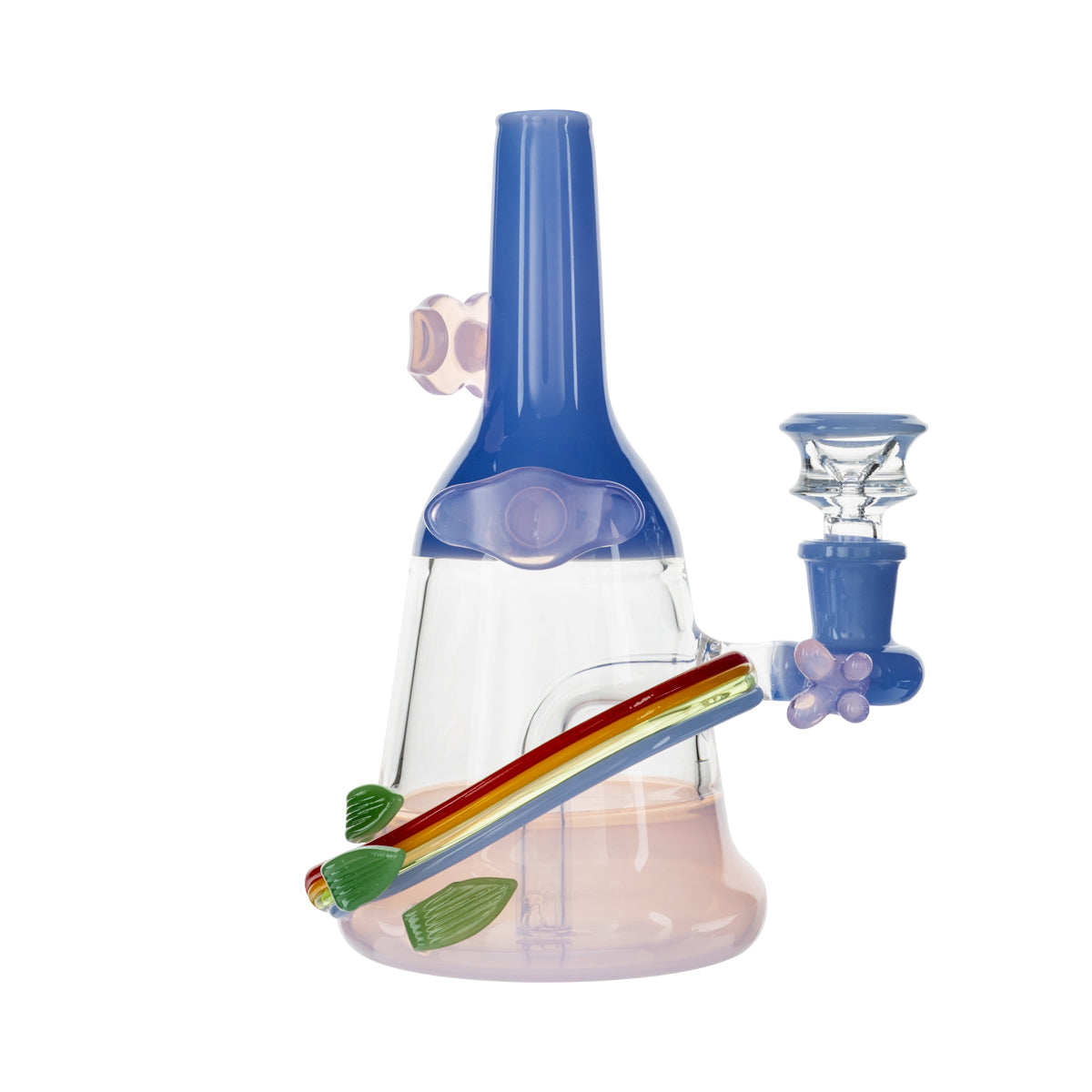 7" Spaceboy Colorful Waterpipe - Various Colors - High Life Goods - Blue and Pink