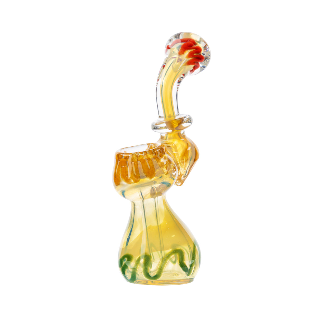 5" Rasta Striped Fumed Bubbler - High Life Goods