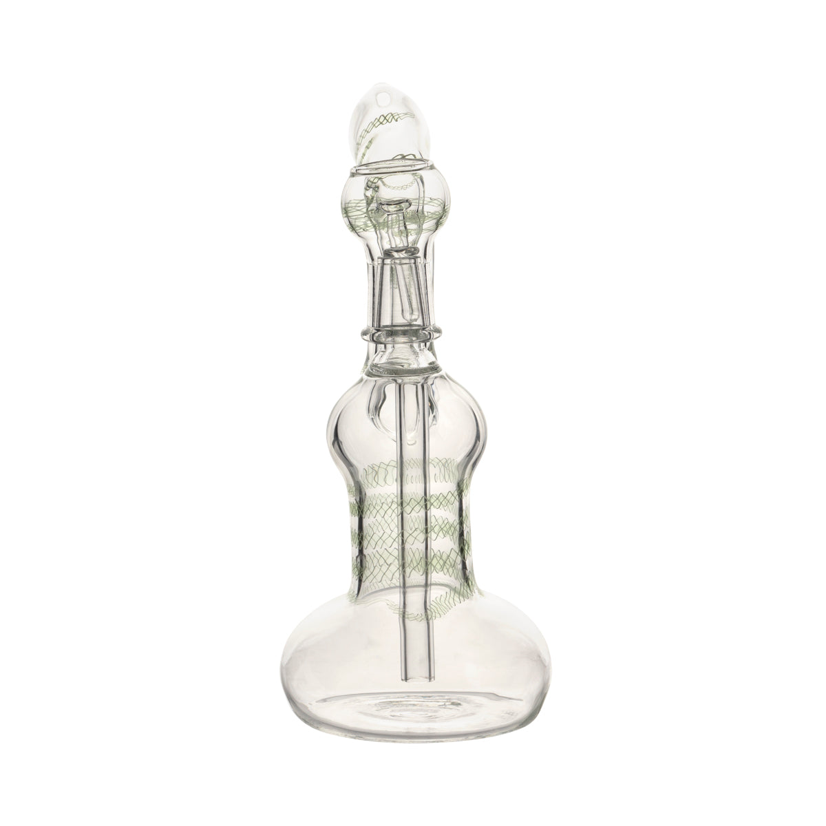 8" Classic Bubbler w/ Nail - Female Bowl Assorted Colors