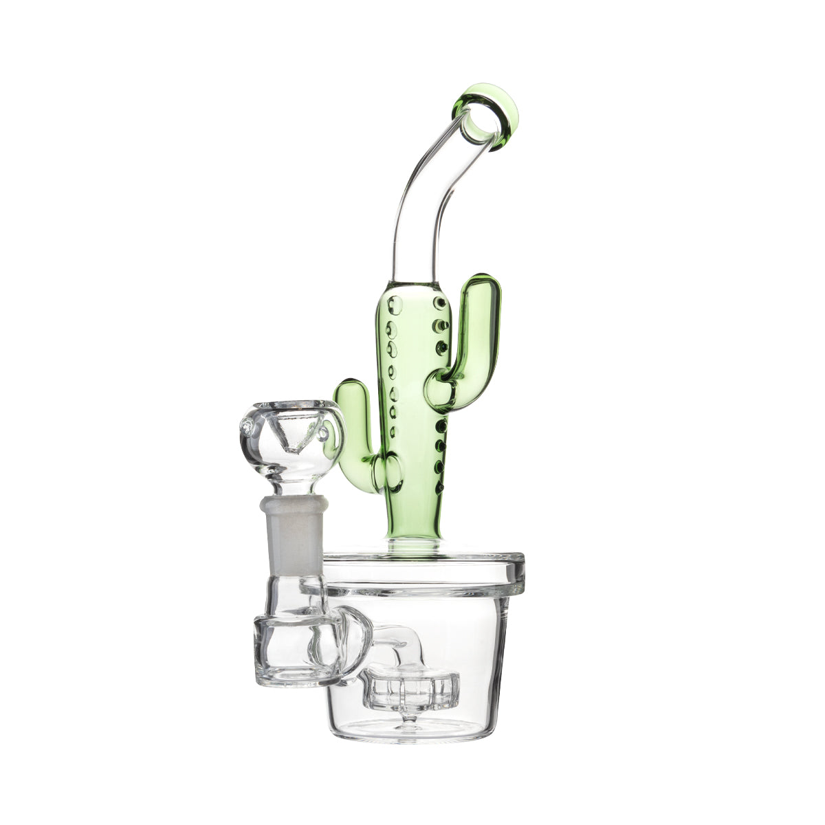 8" Potted Cactus Water Pipe