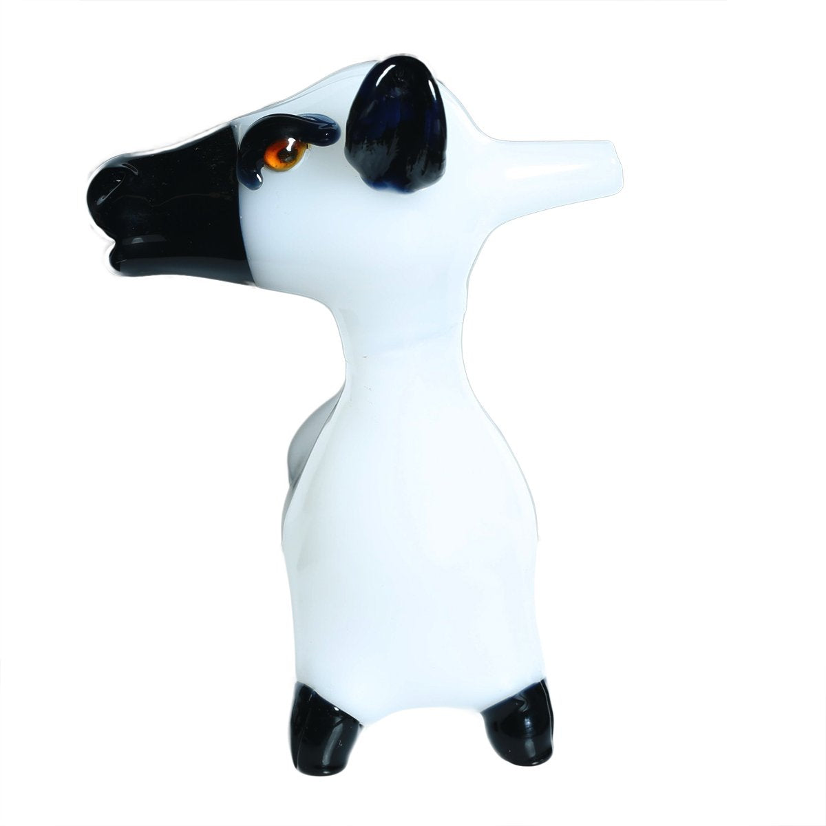 White And Black Cow Hand Pipe Pipes
