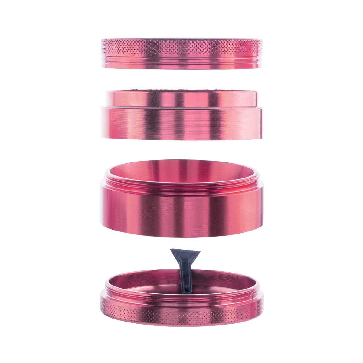 4 Piece Magnetic Aluminum Grinder - 2.5" 63mm