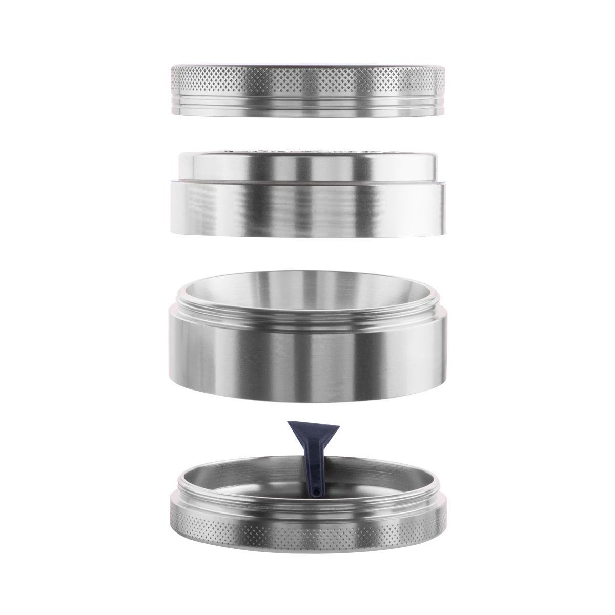 4 Piece Magnetic Aluminum Grinder - 2.5" 63mm