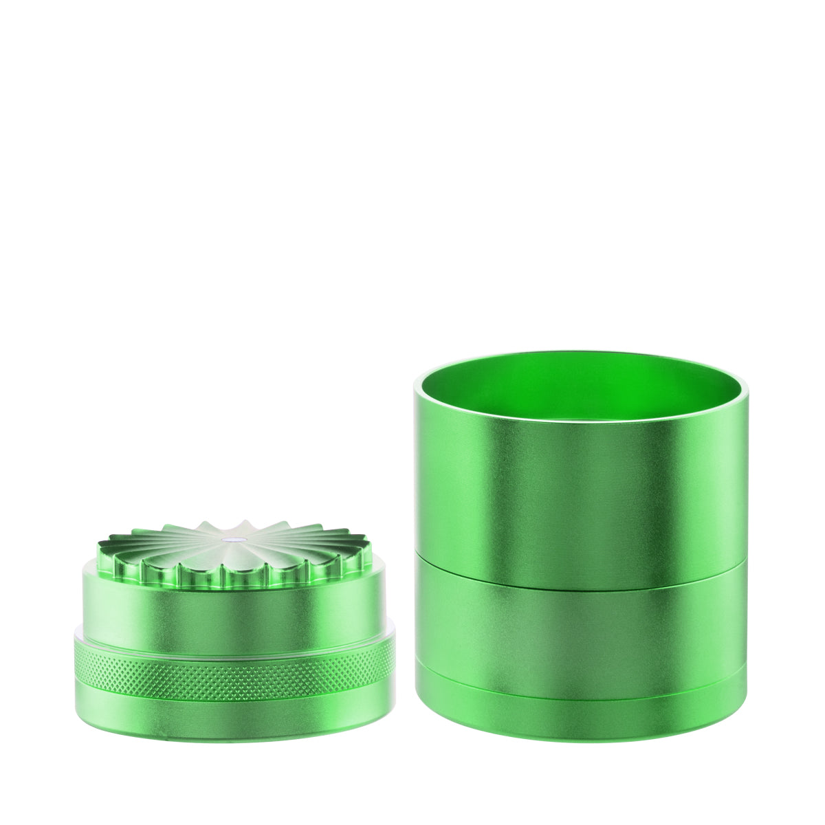 5 Piece Wave Toothless Aluminum Grinder - 2.5" 63mm