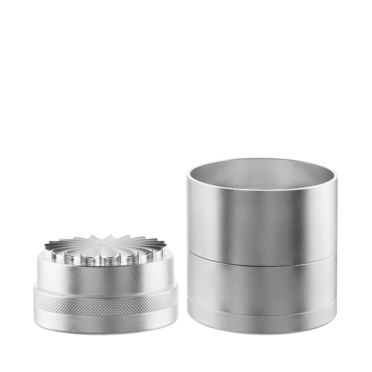 5 Piece Wave Toothless Aluminum Grinder - 2.5" 63mm