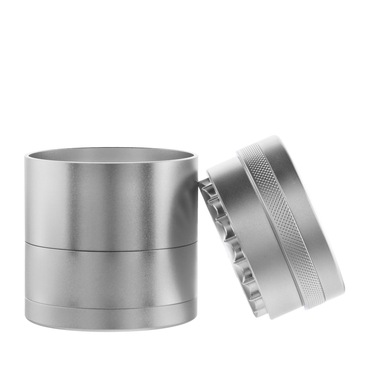 5 Piece Wave Toothless Aluminum Grinder - 2.5" 63mm