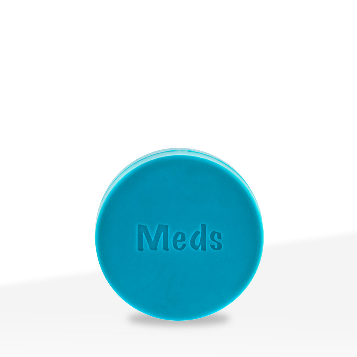 Divider Pro Meds 2 Section Silicone Puck - Blue