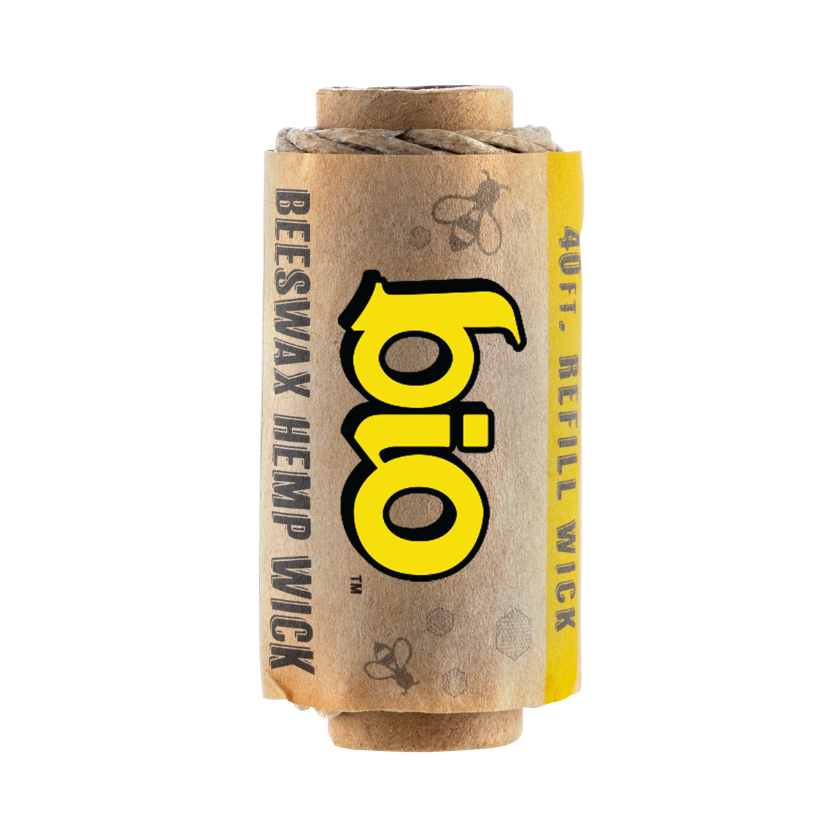 BIO Hemp Wick Large 40 Feet Refill - High Life Goods - BIO Glass