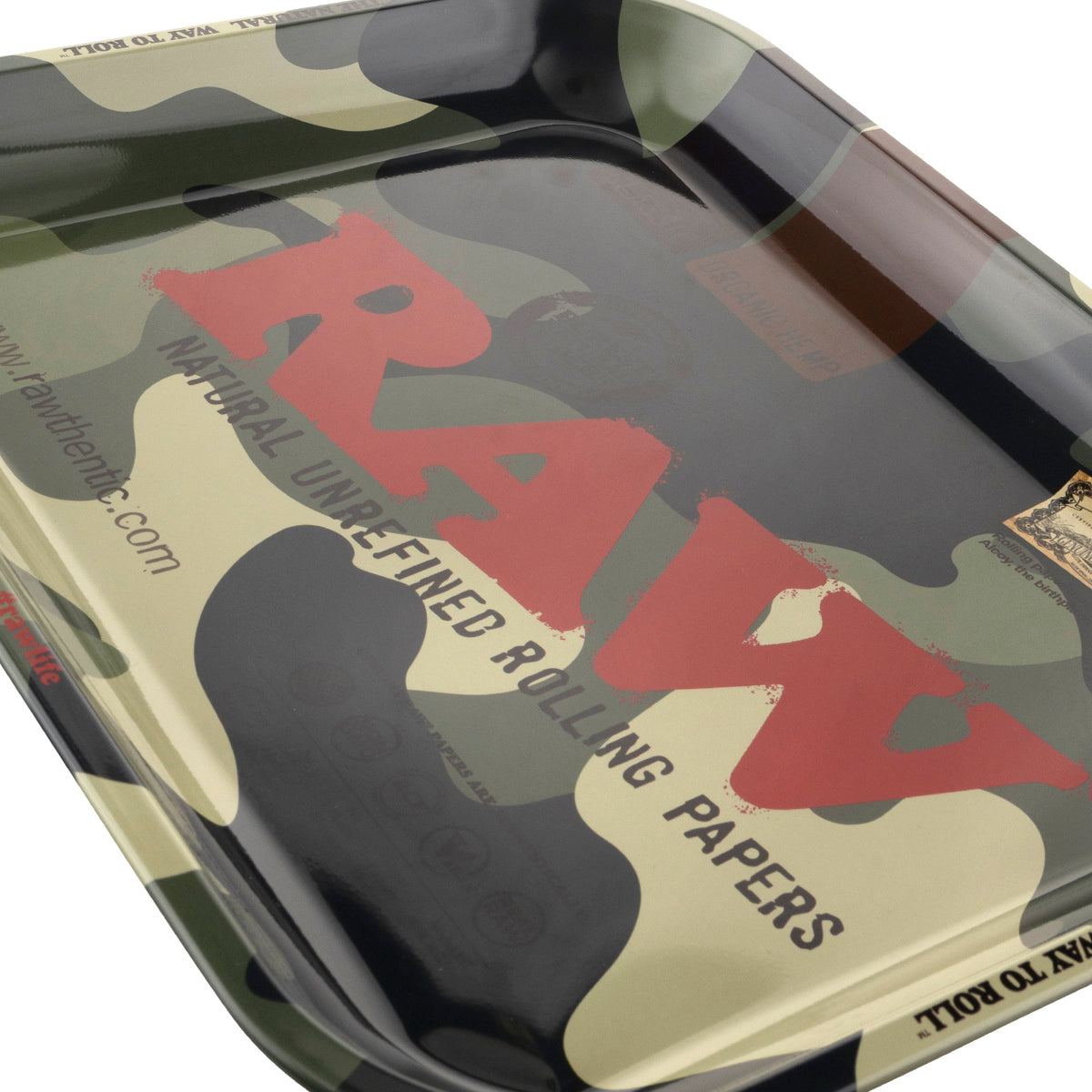 Raw Rolling Tray - 13" x 11" Camo