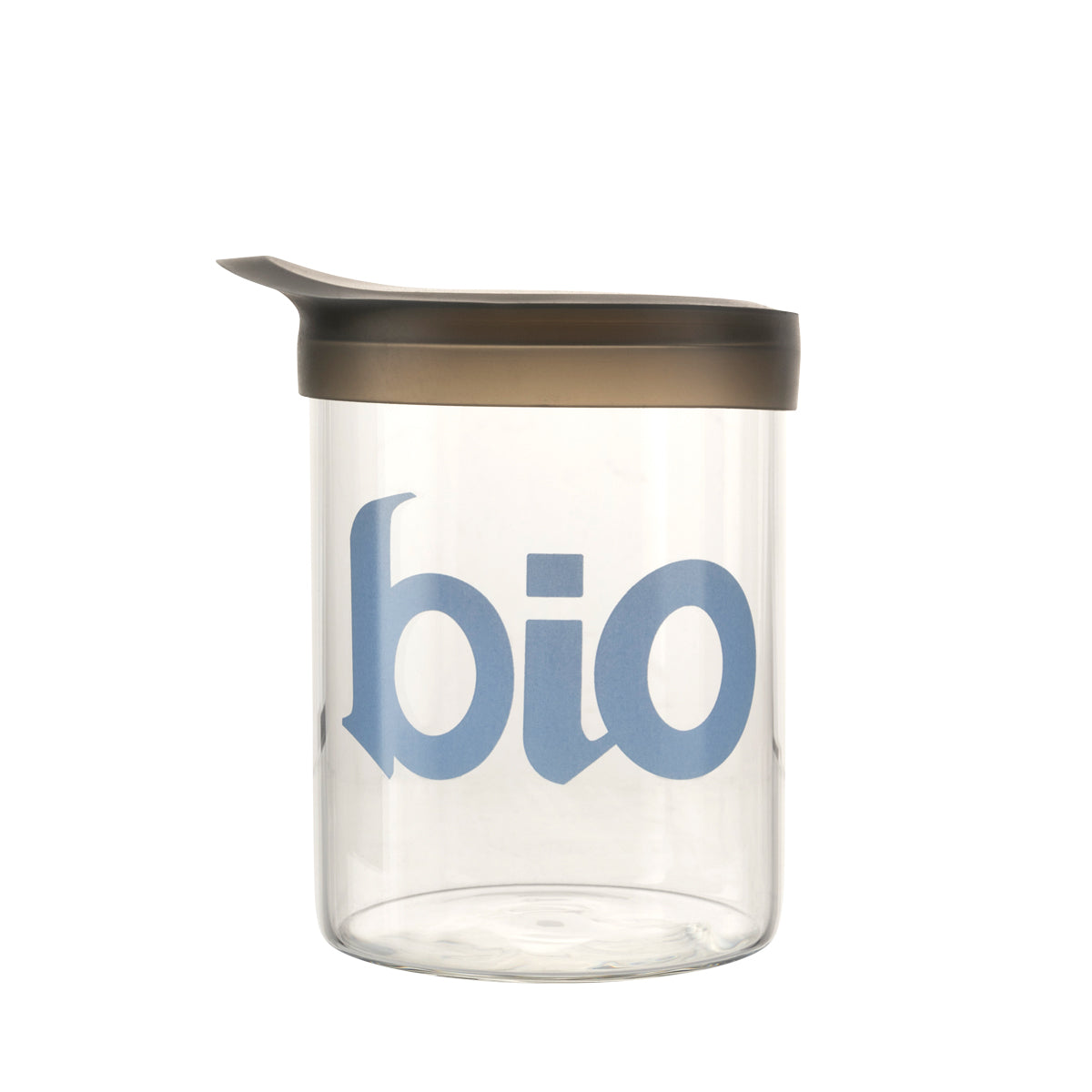 BIO Glass 4.75" Stash Jar w/ Silicone Lid - 1oz Blue