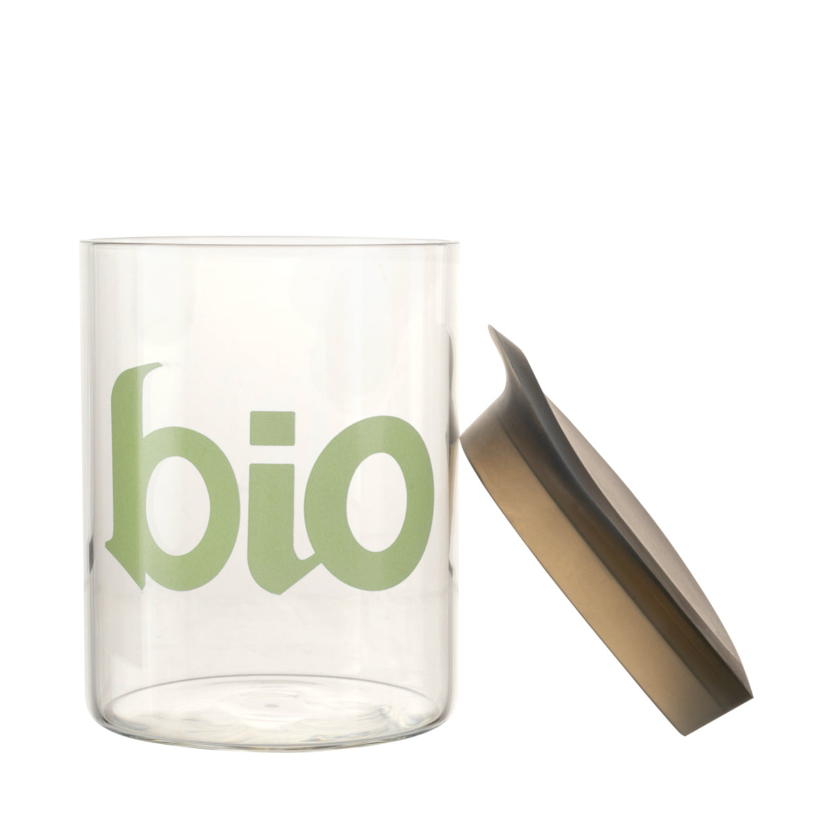 BIO Glass 4.75" Stash Jar w/ Silicone Lid - 1oz Green