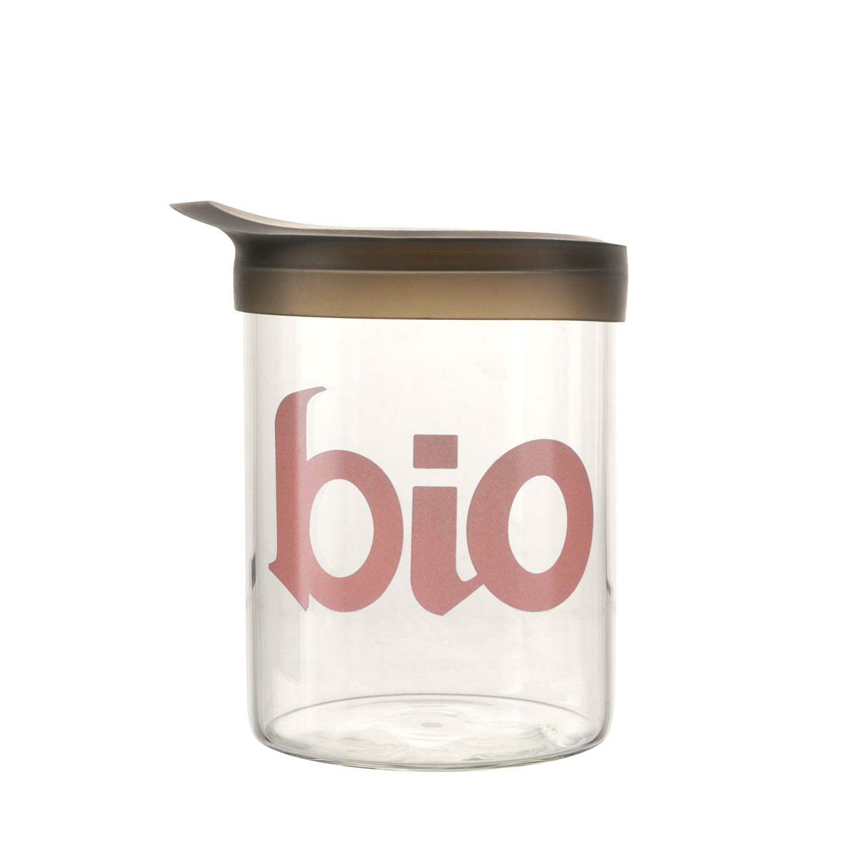 BIO Glass 4.75" Stash Jar w/ Silicone Lid - 1oz Red