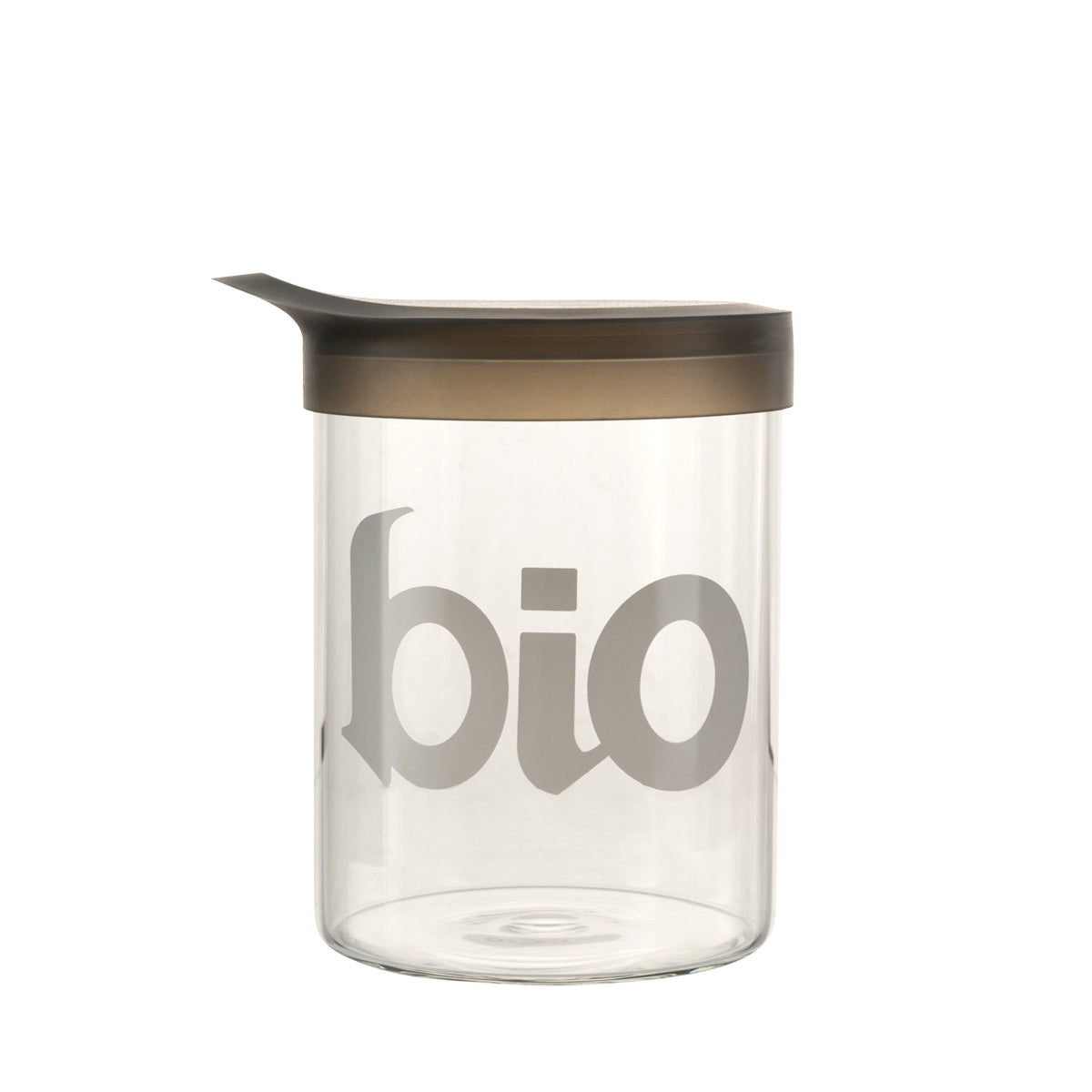 BIO Glass 4.75" Stash Jar w/ Silicone Lid - 1oz White